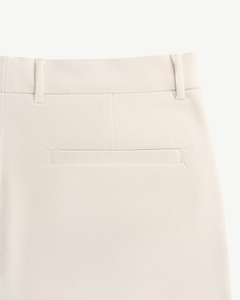 Pantalon habillé slim beige kaki pour homme, coupe courte, en spandex, anti-boulochage, respirant, multi-poches, fermeture éclair, collection Printemps 10S26PCA024 - Product Image 5
