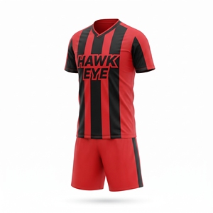 Vente en gros de maillots de football personnalisés à manches courtes, uniforme d'équipe de football, ensemble de vêtements de sport - Product Image 4