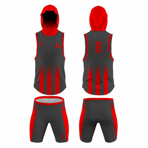 Tissu respirant en polyester écologique extensible et doux, coutures durables, uniforme 7V7 personnalisable pour des séances d'entraînement intenses - Product Image 1