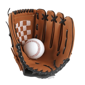 Gant de baseball en cuir pour droitier, avec fermeture auto-agrippante, pour outfield, adulte, toutes saisons, respirant - Product Image 1