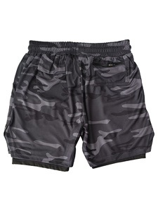 Pantalones Cortos Deportivos para Hombre, Transpirables, Ligeros, Cómodos, de Secado Rápido, para Entrenamiento, Gimnasio, Correr, Color Sólido - Product Image 2