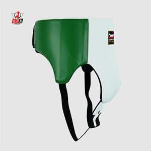 OMIKA INTERNATIONAL Protège-entrejambe de boxe professionnel unisexe – Protection en cuir résistant aux chocs pour MMA, mousse haute densité, logo personnalisé, toutes tailles - Product Image 2
