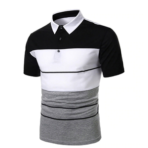 ราคาโรงงานขายส่ง เสื้อยืดผู้ชาย ผ้าถักกันยับ 100% ผ้าฝ้าย มีกระเป๋า แขนสั้น รับออกแบบลายพิมพ์คุณภาพสูง - Product Image 2