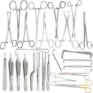 Ensemble de chirurgie de la hernie en acier inoxydable FIDA, 61 pièces, pour herniorraphie générale, appendicectomie ventrale majeure, instruments chirurgicaux réutilisables - Product Image 6