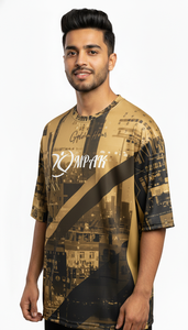 Camiseta Moderna Extra Grande Sublimada para Hombre, Estilo Casual Urbano, Corte Holgado, Moda para el Día a Día - Product Image 4