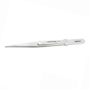 Top Quality Jewelry Manufacturing Equipment Diamond Tweezer With Lock 140mm Stainless Steel Handcrafted Jewelry Eyewear <b>Tools</b> - Product Image 1