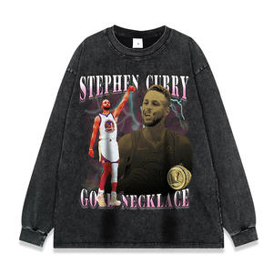 Sudadera con Cremallera de Manga Larga TITAN TREAD WEAR, Estilo Baloncesto, 380g, Lavada, para Hombre, Vintage, Oversize, Streetwear Americano - Product Image 5