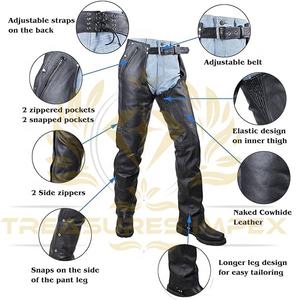 Pantalon de moto de course unisexe nouveau style en cuir de haute qualité vêtements de sport en PU vêtements de course de moto personnalisables en gros - Product Image 5
