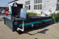 Machine de découpe laser à fibre grand format sur rail de sol à plateau incliné haute puissance 3000W, 6000W, 8000W