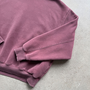 Oferta Especial Sudadera con Capucha de Algodón Polar para Hombre, de Gramaje Pesado, Lisa, de Corte Holgado, con Lavado Ácido y Efecto Vintage, Corta y Oversize - Product Image 4