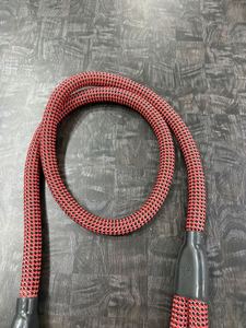 Red Black Braided Nylon <b>Dog</b> Leash Durable Slip Lead for Medium <b>Large</b> <b>Dogs</b> Simple Style - Product Image 4