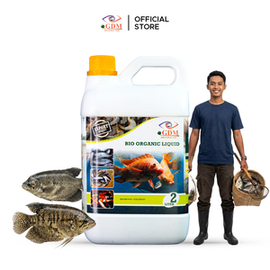 Engrais liquide bio-organique à base d'algues marines 2 litres avec 20% d'acides aminés pour l'aquaculture, l'élevage de poissons, de crevettes et de crabes - Product Image 1
