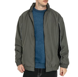 Windbreaker Jacket OEM High Quality <b>Canvas</b> Waterproof Eco-Friendly Thick Stand Collar Winter Casual Outdoor Sports Jacket Men - Product Image 1