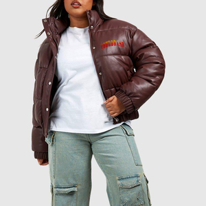 <b>Top</b> Selling Winter Quilted Breathable Puffer Jacket Women Hooded Collar <b>Bubble</b> Coat Custom Short Ladies Waterproof Cotton - Product Image 4