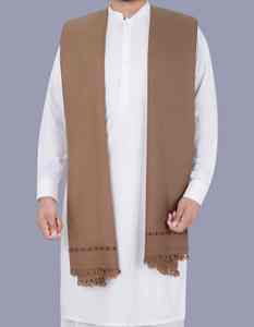 Men Winter <b>Wool</b> Shawl Soft Warm Breathable Traditional Solid Color Office Formal <b>Wrap</b> - Product Image 5