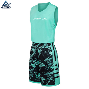 Uniforme de Baloncesto Personalizado de Primera Calidad, Nuevo, Cuello en V, Sin Mangas, con Pantalones Cortos Estampados, para Equipos Deportivos - Product Image 5