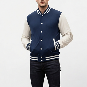 Modern Fit Sports Varsity Jacket For Men's Clothing Manufacturing Custom Services Durable Fabric jacket for men men's jackets - Product Image 1