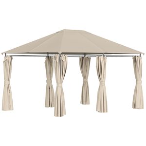 Gazebo/Pergola da Giardino con Tettoia, Riparo per Esterni dal Design Elegante - Product Image 4