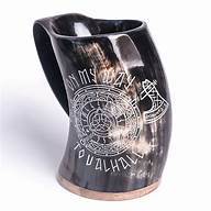Magnifique tasse à eau en corne de buffle faite à la main, tasse en corne naturelle, vaisselle rustique pour la maison, le bar, la ferme, les fêtes et les mariages - Product Image 5