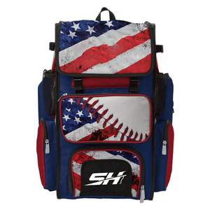 Heavy Duty Baseball Gear Bag With Fence <b>Hook</b> And Multiple Pockets Comfortable Backpack Style For Carrying All Sports Training - Product Image 1
