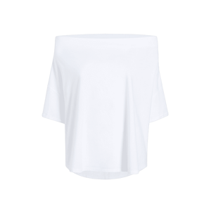 T-shirt ample et respirant pour femme, style décontracté, épaules dénudées, idéal pour le sport, la course à pied et le yoga, avec broderie, pour l'été - Product Image 6