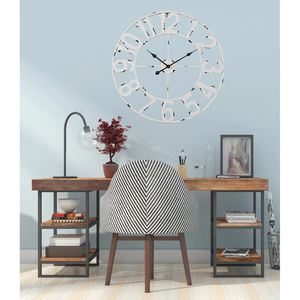 Reloj de Pared Decorativo de Metal Sólido, Estilo Art Deco, para Dormitorio, Sala de Estar, Oficina y Decoración del Hogar, Edición Ramadán, a Precio Económico - Product Image 6
