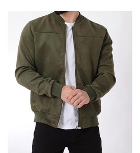 <b>Men's</b> Premium Goat <b>Suede</b> Bomber <b>Jacket</b> <b>Men's</b> Classic <b>Suede</b> Casual <b>Jacket</b> with Zipper <b>Men's</b> Vintage <b>Suede</b> <b>Jacket</b> Regular Fit - Product Image 4