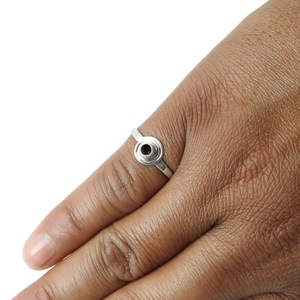 Natural Black Onyx Gemstone <b>Ring</b> Crafted From Solid 925 Sterling <b>Silver</b> Bezel <b>Set</b> Bohemian <b>Ring</b> Available At Reasonable Price - Product Image 3