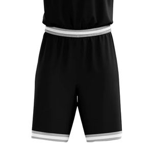 Maillot de basket-ball personnalisé noir et blanc et ensemble d'uniformes de basket-ball pour hommes et femmes, vêtements de sport pour équipes athlétiques, tenue de match - Product Image 5