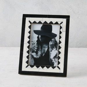 Intricate Floral Bone Inlay Picture <b>Frame</b> Handcrafted Luxury Accessory For Wedding And <b>Family</b> Photo Display - Product Image 1