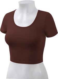 Crop top femme pas cher, respirant, sur mesure, très tendance, confortable, style optimal, vêtements de sport. - Product Image 4