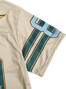 เสื้อเจอร์ซีย์อเมริกันฟุตบอลสีชมพูสำหรับผู้หญิง เสื้อเจอร์ซีย์อเมริกันฟุตบอลแบบกำหนดเองราคาถูก เสื้อเจอร์ซีย์อเมริกันฟุตบอลแบบออกแบบเองสำหรับผู้ชาย - Product Image 4