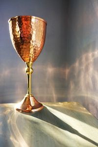 Copper drinking <b>glasses</b> refined finish metal tumblers for <b>water</b> juice cocktail use durable reusable kitchen dining drinkware - Product Image 4