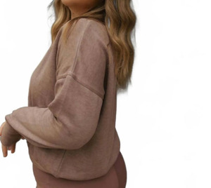 เสื้อสเวตเชิ้ตผู้หญิงคุณภาพสูงสั่งทำพิเศษระบายอากาศได้ดีขายส่ง - Product Image 2