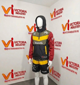 Veste imperméable de camping pour hommes et femmes, coupe-vent, imperméable, vêtements de randonnée et d'escalade, ensemble court en nylon - Product Image 1