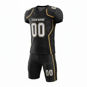 Ensemble personnalisable de maillot et short de football américain avec position du logo sur le devant - Product Image 2