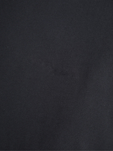 Sudadera con Capucha Negra para Mujer, Manga Larga, Hombros Caídos, Bolsillo Frontal Sólido - Product Image 5