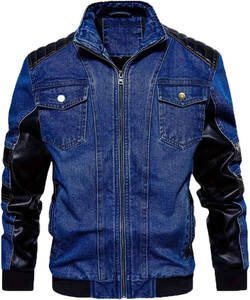 Wholesale Breathable <b>Casual</b> Denim Jeans <b>Jacket</b> for <b>Men</b> <b>Summer</b> Latest Design High Quality in Reasonable Price OEM Service - Product Image 1