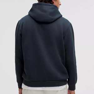 Custom Heavyweight Hoodie <b>Men</b> Blank Fleece Pullover Sweatshirt Back View Streetwear <b>Plain</b> Olive Gym <b>Hoodies</b> - Product Image 1
