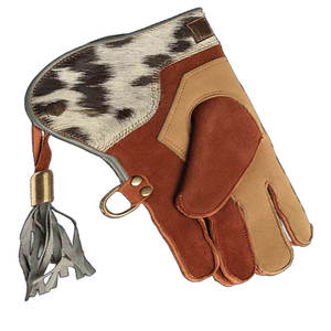 Gants de fauconnerie en cuir respirants et thermiques pour la manipulation des oiseaux en extérieur et la sécurité des mains - Product Image 2