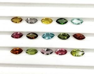 พลอยทัวร์มาลีนธรรมชาติทรงมาร์คีส์ ขนาด 3.50*7 มม. น้ำหนัก 5 กะรัต สำหรับทำเครื่องประดับ - Product Image 2