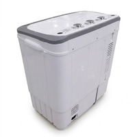 Lave-linge semi-automatique à double cuve Sudex PWM-90 5KG, à commande mécanique, économe en énergie, compact, lave-linge et sèche-linge électriques