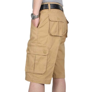 Pantalones Cortos Casuales para Hombre de Primera Calidad, Mezcla de Poliéster y Algodón Suave, Cintura Elástica, Estilo Urbano, Moda Activa, Esenciales para el Verano - Product Image 3