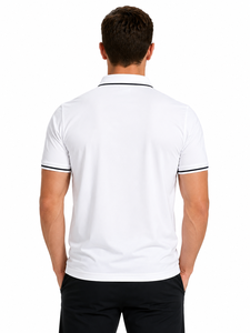 เสื้อยืดแขนสั้นทรงสปอร์ตผู้ชายผ้าไมโครโพลีเอสเตอร์ 100% 200 GSM |   เสื้อผ้าแห้งเร็ว ป้องกันรังสียูวี รับผลิตตามแบบ (ODM) ขายส่ง - Product Image 4