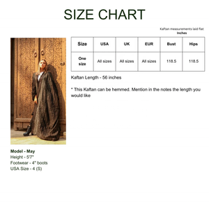 Superbe kimono d'hiver en laine arc-en-ciel Loomed à la main Abayas d'hiver Kimono Abaya d'hiver - Product Image 2