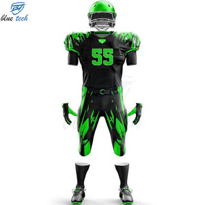 Custom Design American Football Uniform Custom Team Name Football Jersey Pants Set Short Quick Dry Breathable Professional Teams - Product Image 5