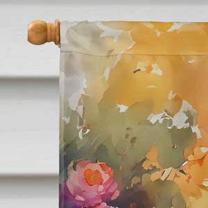 Gran Multicolor Cisne Casa Bandera Porche Manga Poste Decorativo Patio Banner Obra DE ARTE Poliéster Colgante de pared para el tamaño de la casa - Product Image 3