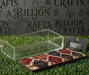 Elegante Caja de Madera para Frutos Secos de Ramadán con Incrustaciones Florales Hechas a Mano, Contenedor Rectangular para Regalos de Chocolate y Dulces para Eid - Product Image 4