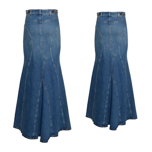 Women Pleated Midi <b>Skirt</b> High <b>Waist</b> <b>Elastic</b> A Line Casual Fashion Wholesale - Product Image 3