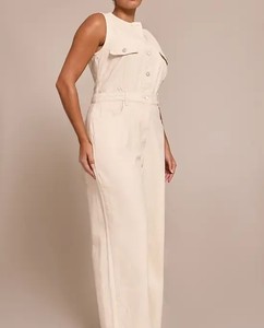 Women's Premium Denim <b>Jumpsuit</b> Soft Cotton Jean One Piece Stylish Fashion Wear Wholesale Manufacturer Playsuit Overalls Trousers - Product Image 2